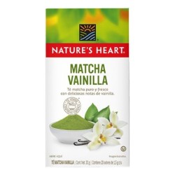 Te de Matcha Vainilla Natures Heart 20 sobres/1.5grs