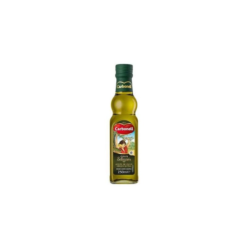Aceite de oliva Extra Virgen Carbonell Frasco de 250 mL