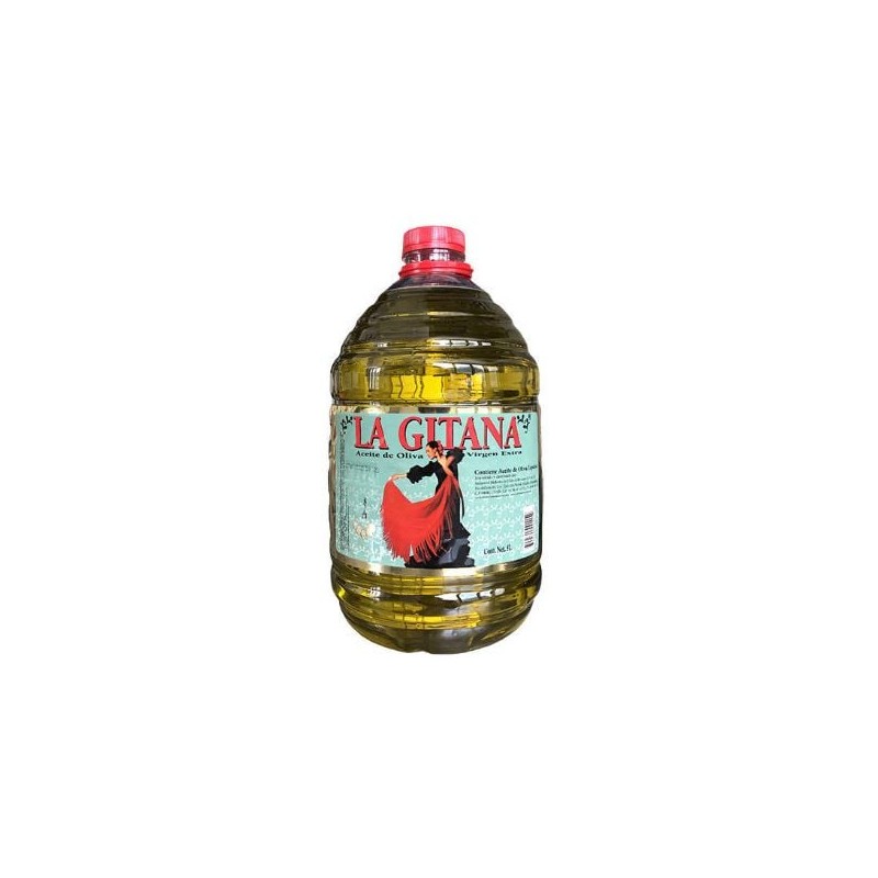 Aceite de oliva Extra Virgen Gitana Galon de 5 L