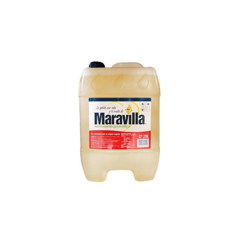Aceite vegetal Maravilla 20 L Bidon