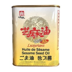 Aceite de ajonjoli Foreway/Shirakiku/Luxuriant Lata de 1.65 L