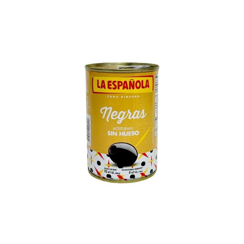Aceituna Negra Deshuesada La Española 350 gr