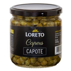 Alcaparras en vinagre de Vino Loreto 320 g Fco.