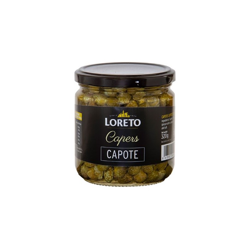 Alcaparras en vinagre de Vino Loreto 320 g Fco.