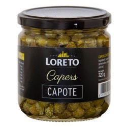 Alcaparras en vinagre de Vino Loreto 320 g Fco.