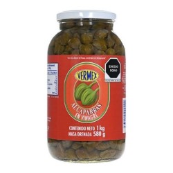 Alcaparras en vinagre Vermex Frasco 935 g