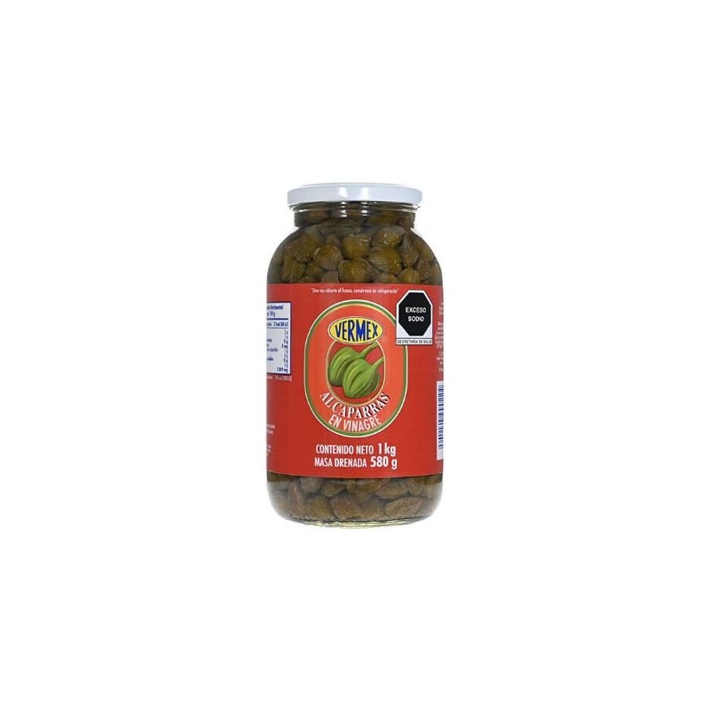 Alcaparras en vinagre Vermex Frasco 935 g