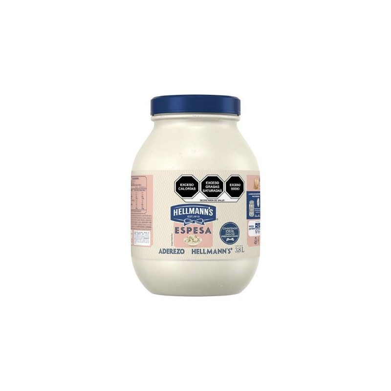 Aderezo de Mayonesa Espesa Hellmanns Galon 3.8 L