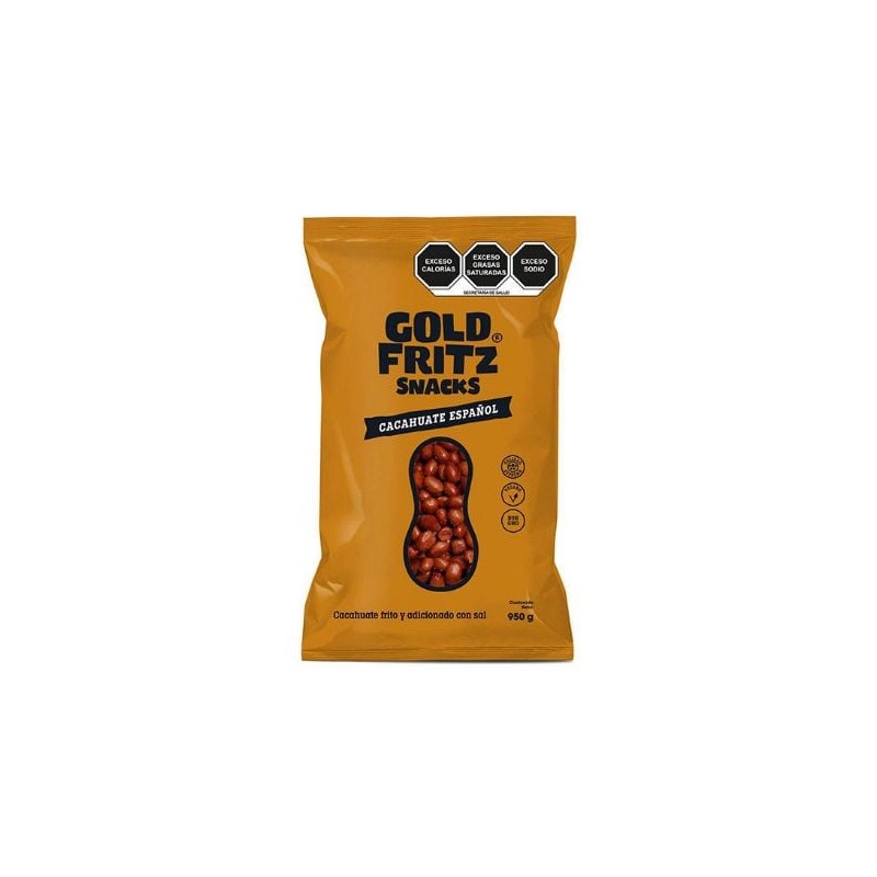 Cacahuate Español Gold Fritz Bolsa 950 g