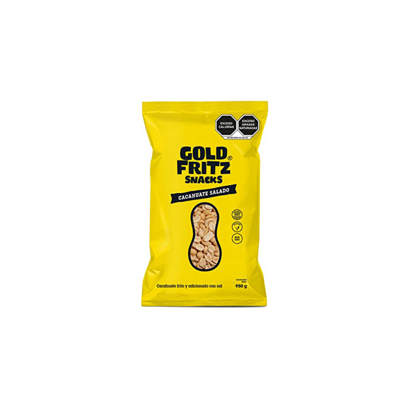 Cacahuate salado Goldfritz Bolsa de 950 g
