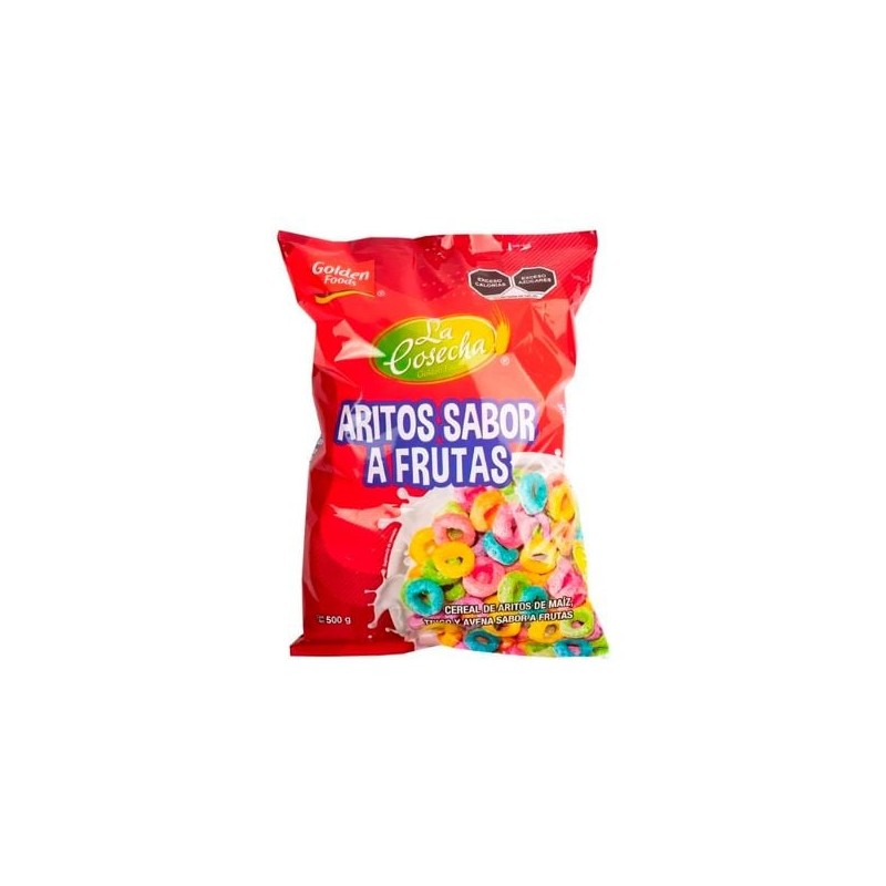 Cereal Aritos de Fruta Golden 500g (IEPS Inc) Tipo Froot Loops