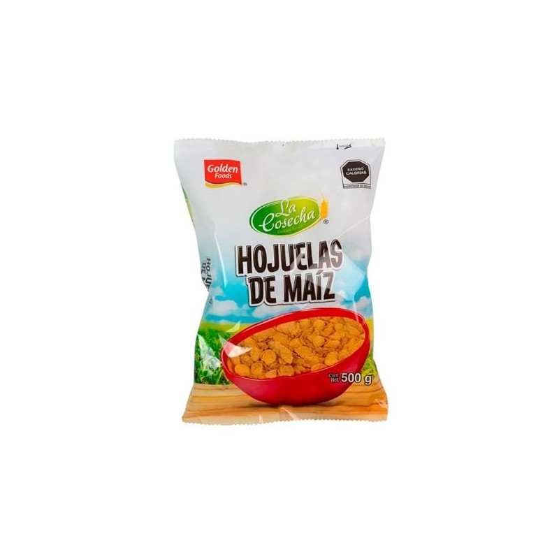 Cereal Hojuela de Maiz Golgen 500g (IEPS inc.) tipo Corn Flakes