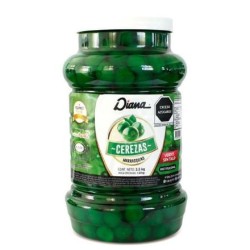 Cereza verde sin tallo Diana Galon de 3.5 Kg