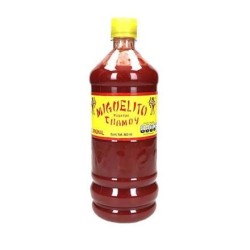 Chamoy liquido Miguelito Botella de 1 L (IEPS inc.)