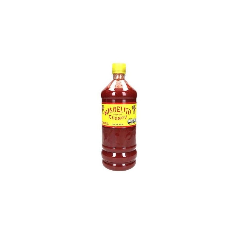 Chamoy liquido Miguelito Botella de 1 L (IEPS inc.)