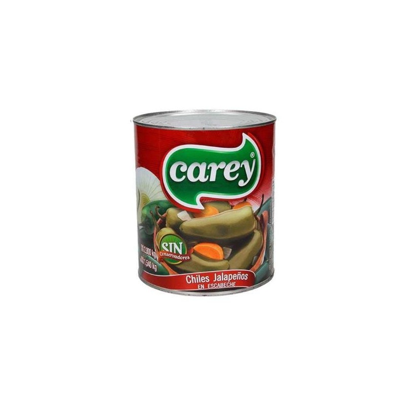 Chiles Jalapeños Carey Lata de 2.8 Kg