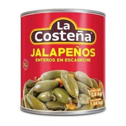 Chiles Jalapeños Costeña Lata de 2.8 Kg