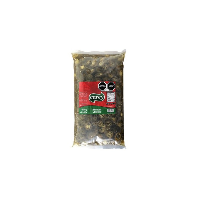 Chiles Nachos Carey 6 bolsas de 3 kg