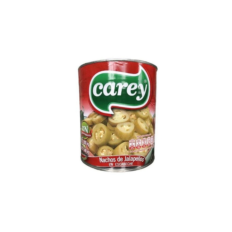 Chiles nachos Carey Lata de 2.8 Kg