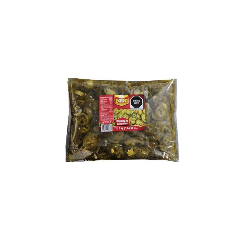 Chiles nachos Faro 6 Volpak de 3 Kg