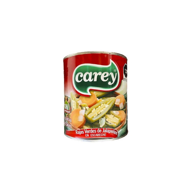 Chiles Rajas Carey Lata 2.8 Kg