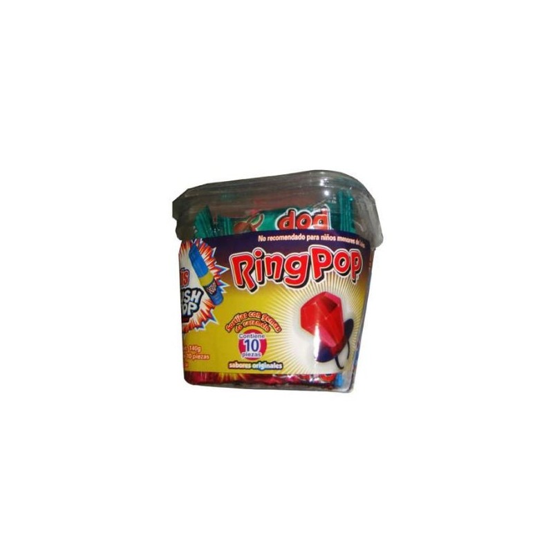 Dulce Topps 12 Pz. Ring Pop (IEPS INC)