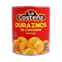 Durazno en mitades Costeña Lata 3 Kg
