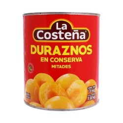 Durazno en mitades Costeña Lata 3 Kg