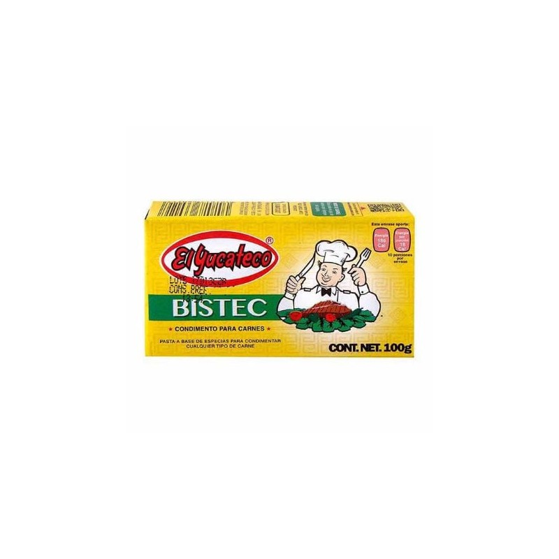 Condimento de Bistec para Carnes El Yucateco 100gr