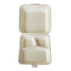 Contenedor 8x8 con division Biodegradable Reyma con 200pz