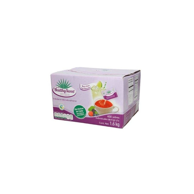 Endulzante con agave Healthy Sweet 400 sobres de 4 g