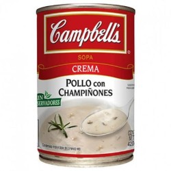 Crema de Champiñon Campbells Lata de 420 g
