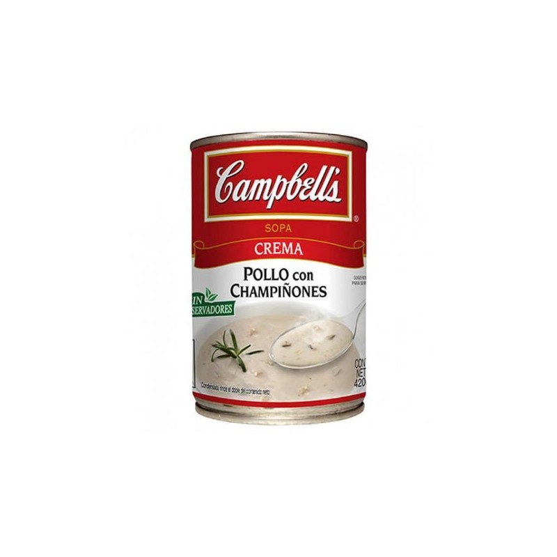 Crema de Champiñon Campbells Lata de 420 g