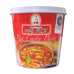 Curry en pasta Roja Mae Ploy Bote de 1 Kg