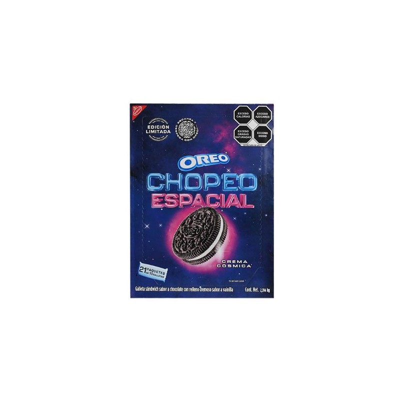 Galletas Oreo 21 paquetes de 10 galletas 2.394 Kg  (IEPS inc.)