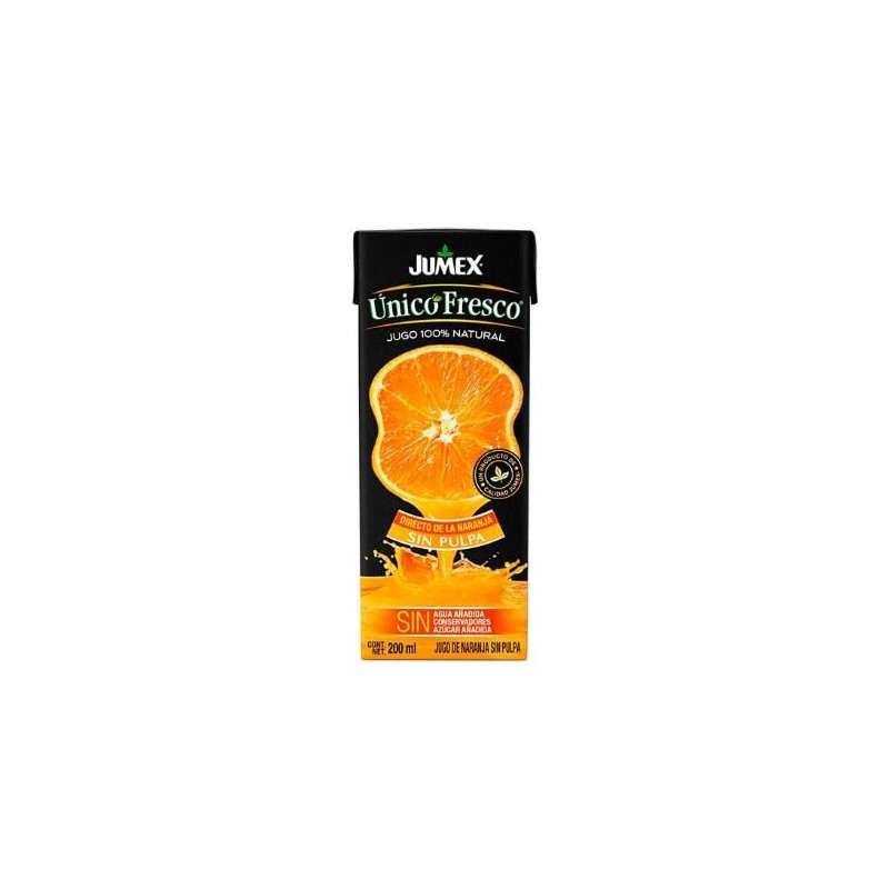 Jugo de Naranja UNICOFRESCO 24 de 200 ml Minibrick