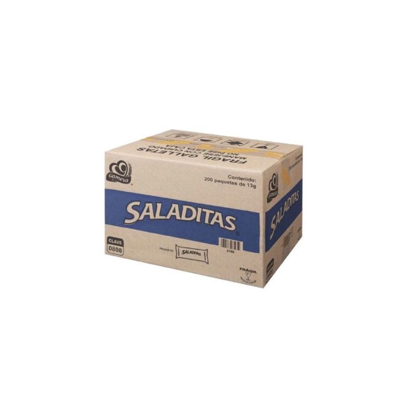 Galletas Saladitas Gamesa 200 paq. 13g