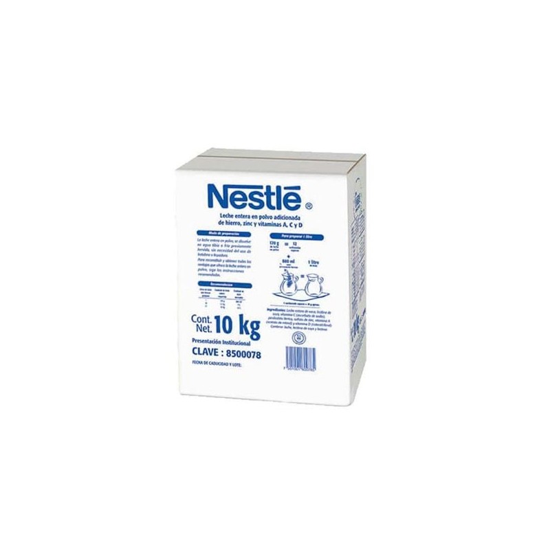 Leche en Polvo Entera NESTLE 10 Kg.