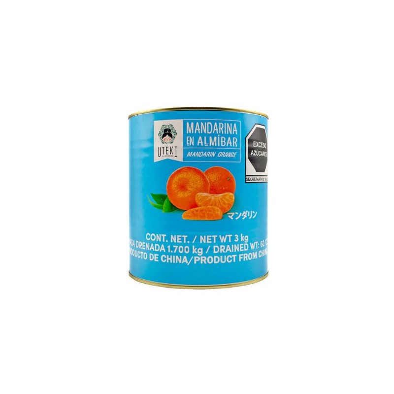 Mandarina en Gajos Uteki Lata 3 Kg