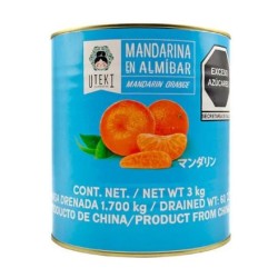 Mandarina en Gajos Uteki Lata 3 Kg
