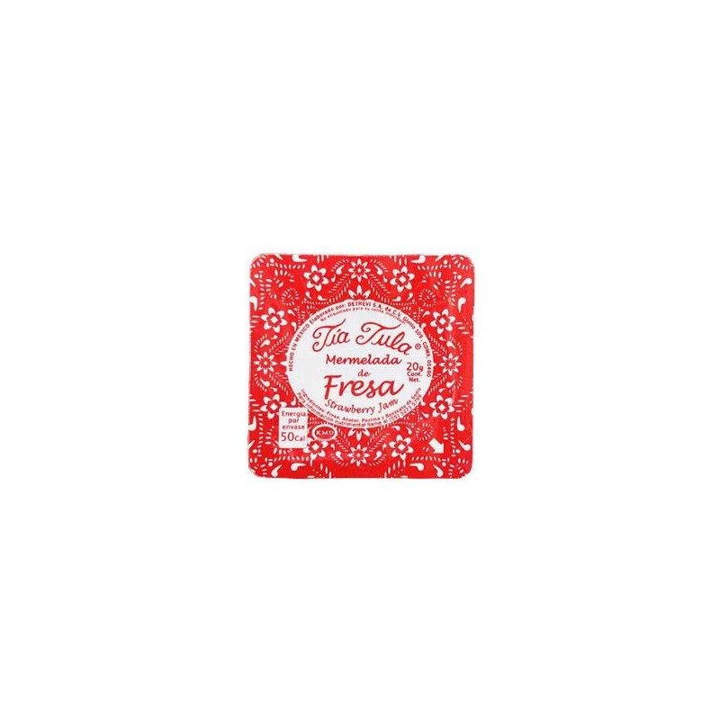 Mermelada Fresa Tia Tula 250 blister de 20 g