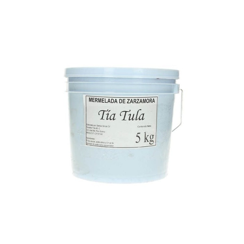 Mermelada Zarzamora Tia Tula Cubeta de 5 Kg