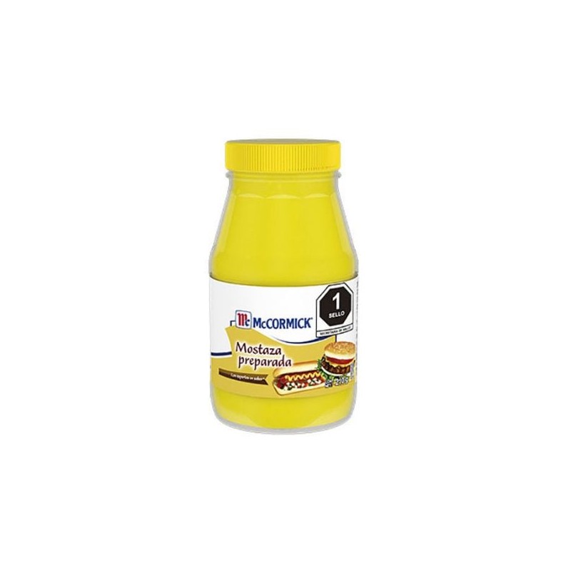 Mostaza McCormick Vidrio 210 g