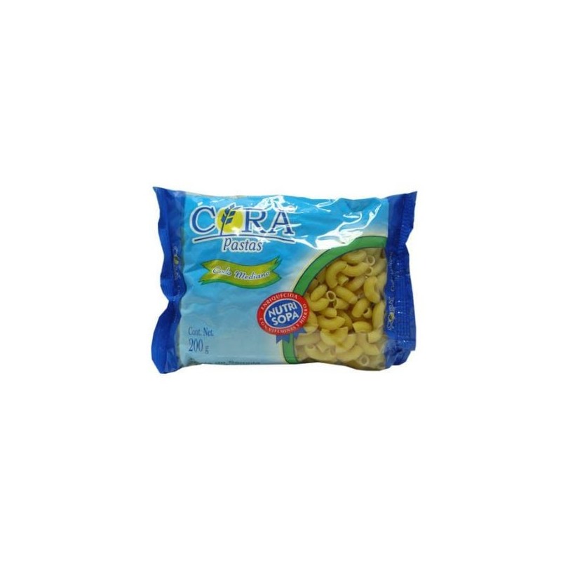 Pasta Codo Mediano 20 de 200 g Perla/ Cora