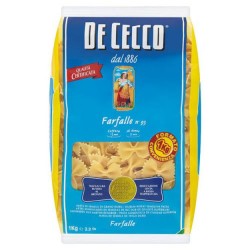 Pasta Farfalle Cecco 12/454 g (Moño Grande)