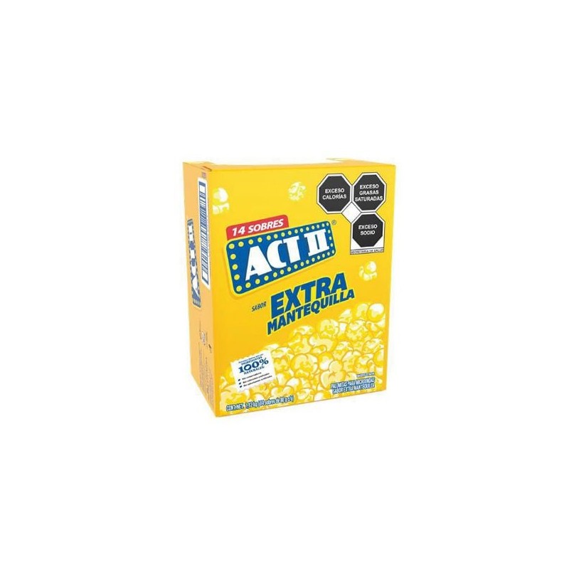 Palomitas Extramantequilla ACTII 14 de 85 g (IEPS INC)