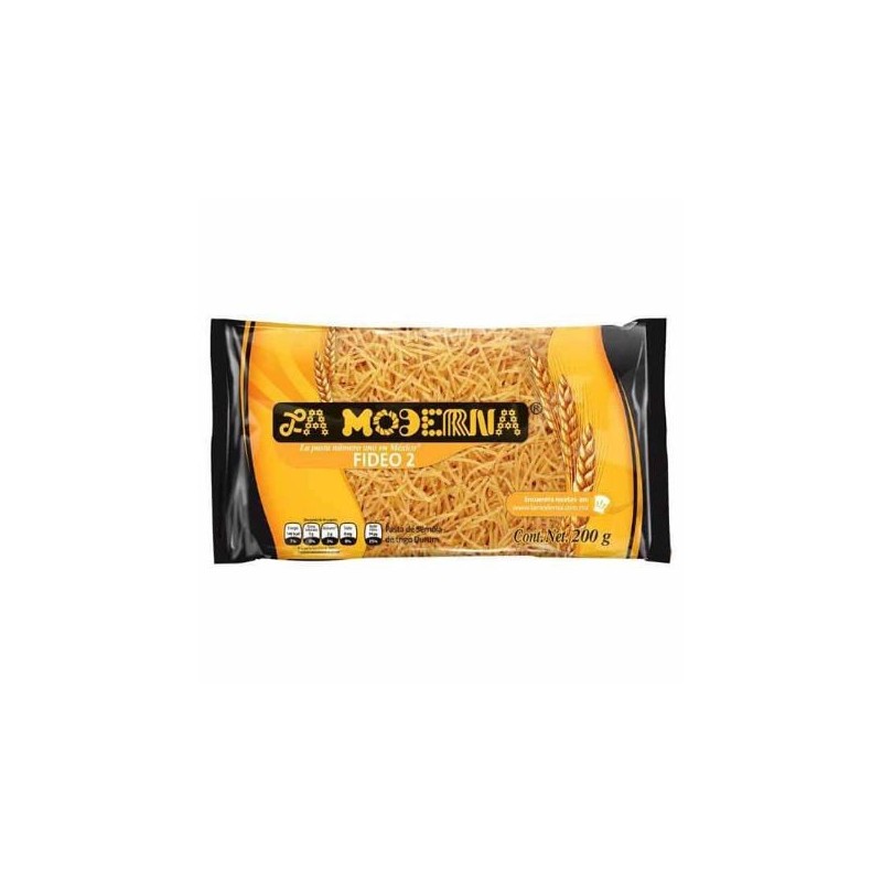 Pasta Fideo No. 2 Moderna 20 de 200 g