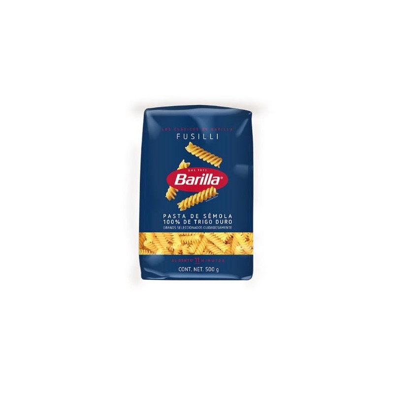 Pasta Fusilli 12/500 Gr. Barilla  (Tornillo)