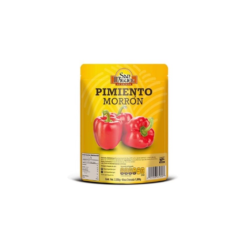 Pimiento Morron San Miguel Pouch  2.5 Kg