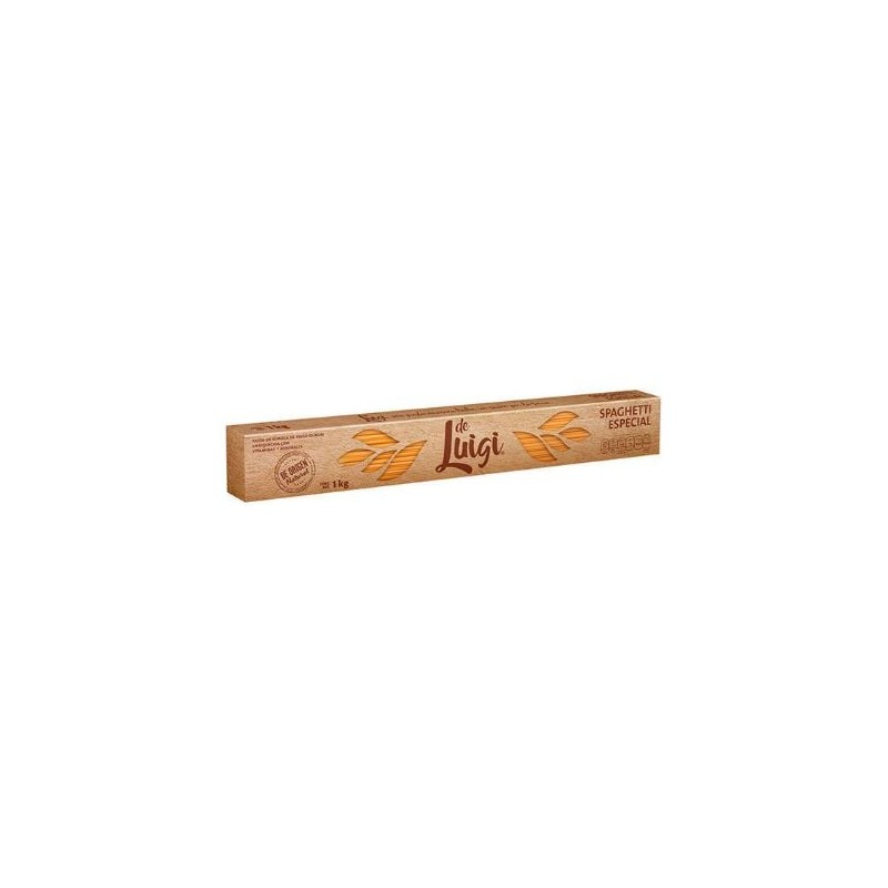 Pasta Spaguetti LUIGI 50cm  Pq de 1 Kg Moderna